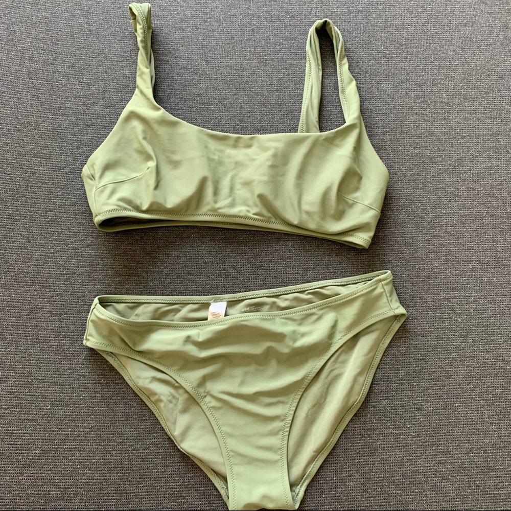Aerie light green bikini set